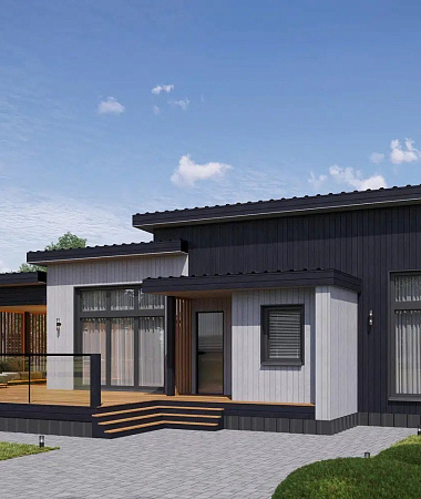 Калифорния, дом из газоблока, 187 м2