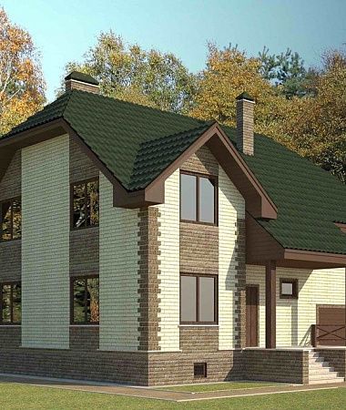 Гранит, быстровозводимый дом, 208 м2