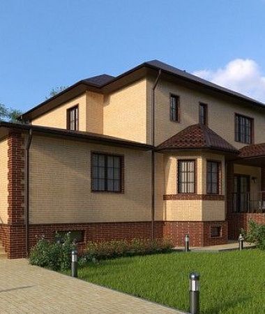 Барбарис, каркасный дом, 182 м2