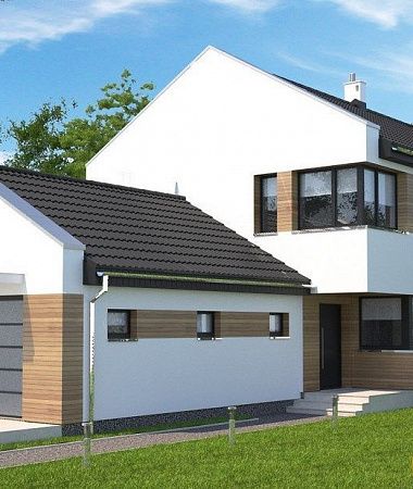 Экстравагантный, двухэтажный план, 245 м2