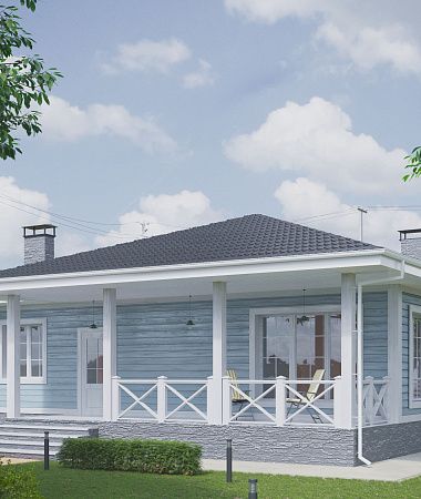 Лагуна, дом из газоблока, 178 м2