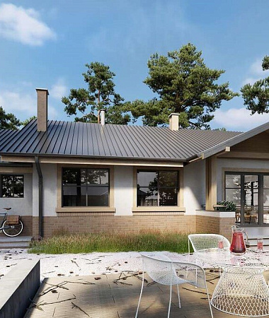 Снегирь, дом из газоблока, 145 м2