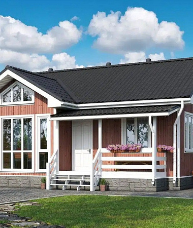 Бьянка, дом из газоблока, 60 м2