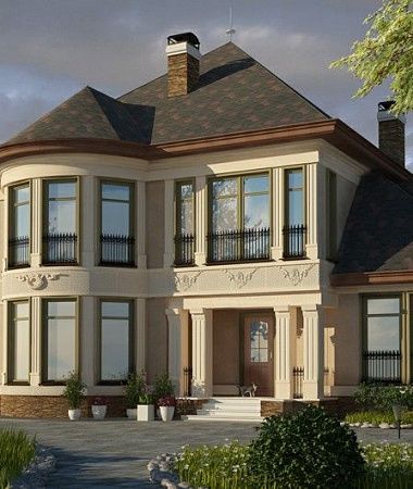 Сопрано, монолитно-каркасный дом, 235 м2