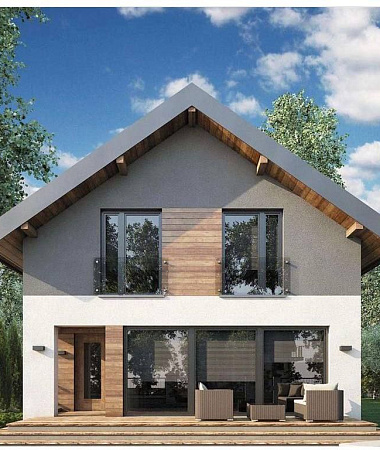 Цератония, дом из газоблока, 209 м2