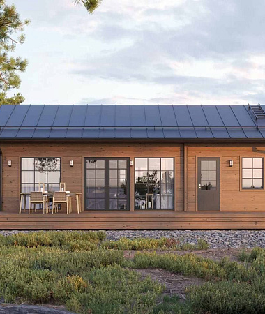 Родной, каркасный дом, 60 м2