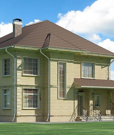 Дарси, монолитно-каркасный дом, 207 м2