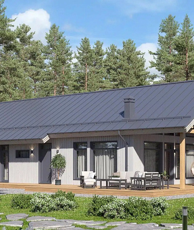 Авантюрин, дом из газоблока, 201 м2