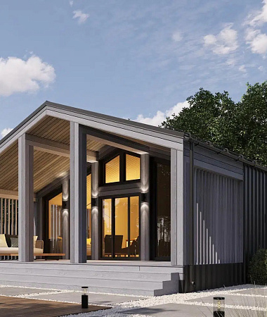 Серебро, дом из газоблока, 114 м2