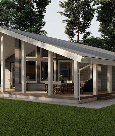 Чемпион, дом из газоблока, 167 м2