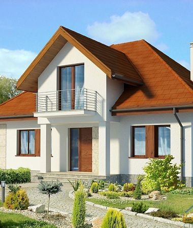 Славный, двухэтажный дом из газоблока, 185 м2