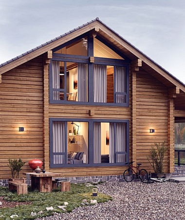 Глория, каркасный дом, 190 м2