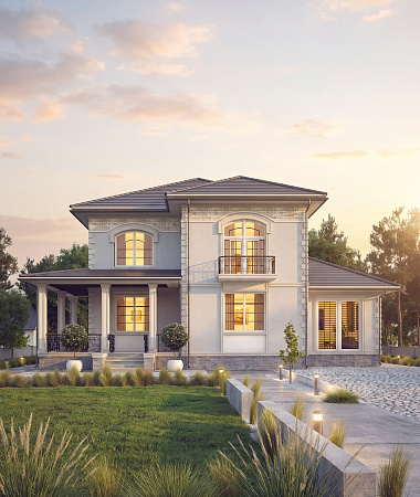 Орлов, дом из газоблока, 230 м2