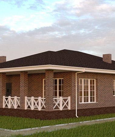 Привольный, дом из газоблока, 174 м2