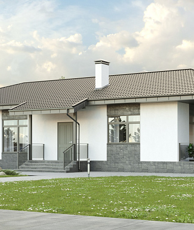 Синтия, дом из газоблока, 162 кв.м.