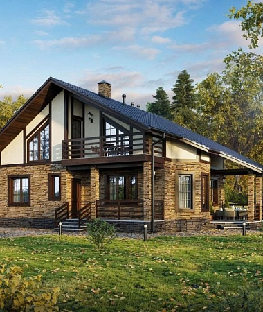 Комета, каркасный дом 161 м2