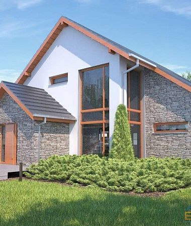 Искусный, дом из газоблока, 292 м2