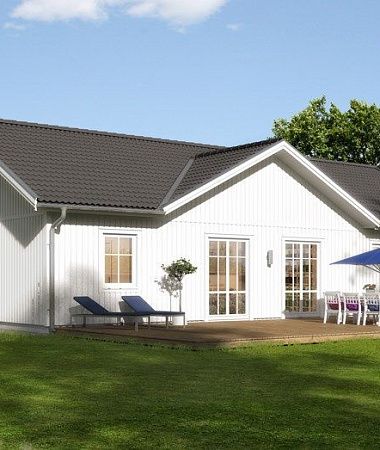 Светящийся, дом из газоблока, 164 м2