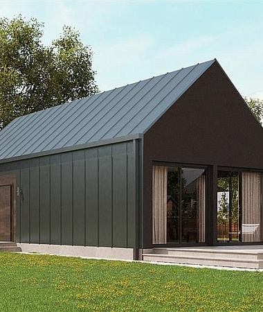 Голубика, дом из газоблока, 138 м2