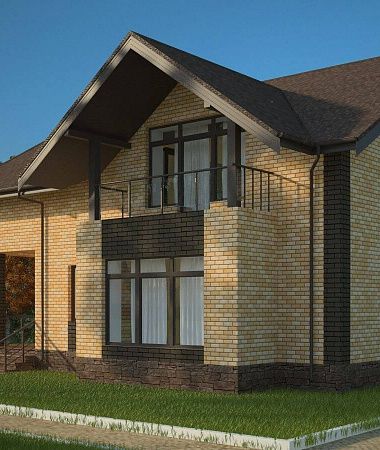 Есения, дом из газоблока,178 м2