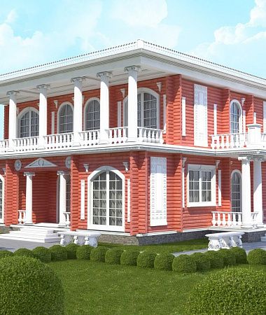 Гранада, дом из клееного бруса, 193 м2