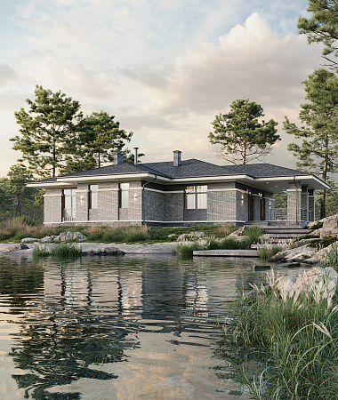 Сандра, дом из газоблока, 216 м2