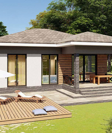 Юлиан, дом из газоблока, 95 м2