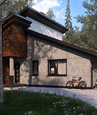 Генрих, дом из газоблока, 114 м2