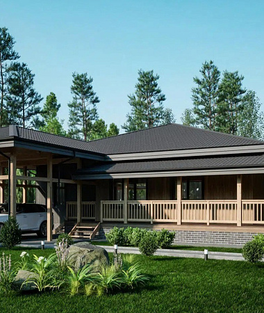 Касабланка, дом из газоблока, 272 м2