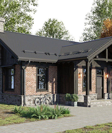 Ассоль, дом из газоблока, 97 м2