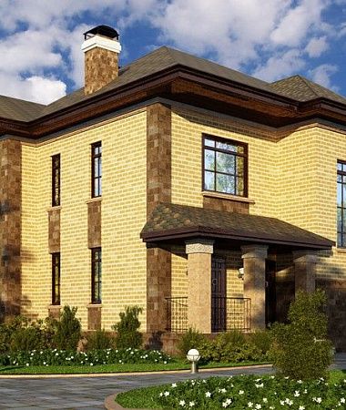 Песок, монолитно-каркасный дом, 220 м2