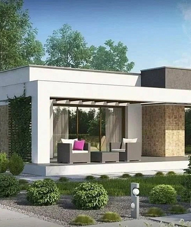 Галатея, дом из газоблока, 100 м2