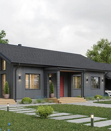 Лидия, дом из газоблока, 197 м2