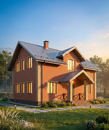 Сильвана, дом из керамоблока, 173 м2