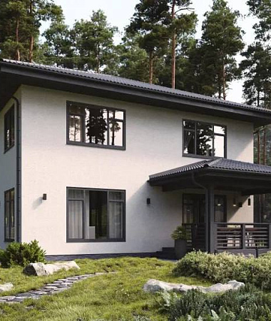 Элеон, дом из газоблока, 219 м2