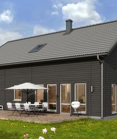 Простор, дом из газоблока с мансардным этажом, 258 м2