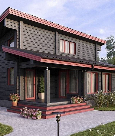 Богдан, каркасный дом, 65 м2