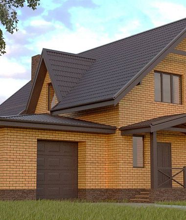 Райский, дом из газоблока, 191 м2