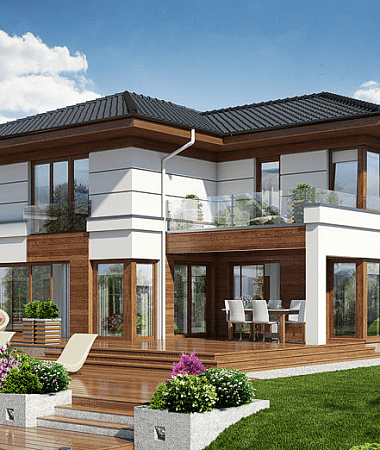 Тайбер, двухэтажный дом, 417 м2