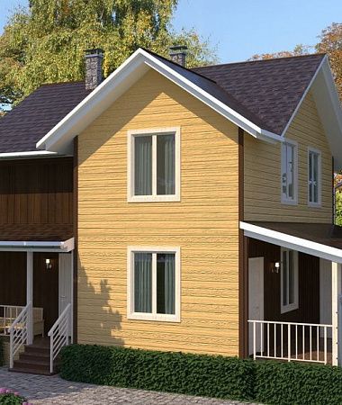 Лабелла, каркасный дом, 112 м2