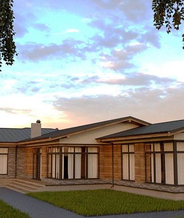 Тристан, дом из газоблока, 335 м2