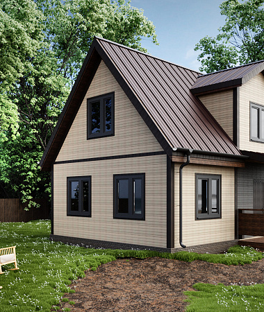 Оскар, каркасный дом, 89 м2