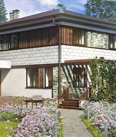 Дольче Вита, 197 м2, ДВУХЭТАЖНЫЙ ДОМ С ТЕРРАСОЙ