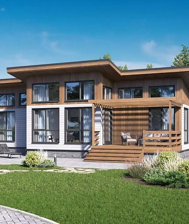 Вера, каркасный дом, 140 м2