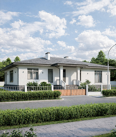 Аделия, дом из газоблока, 215 м2