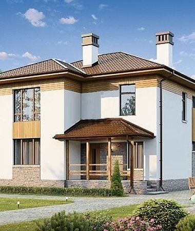 Азимут, каркасный дом 193 м2