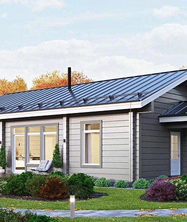 Любимый, каркасный дом, 132 м2