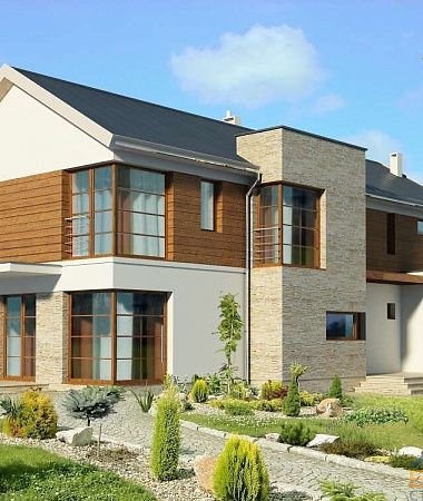 Замечательный, дом из газоблока, 260 м2