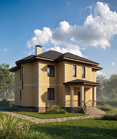 Атлант, дом из керамоблока, 220 м2