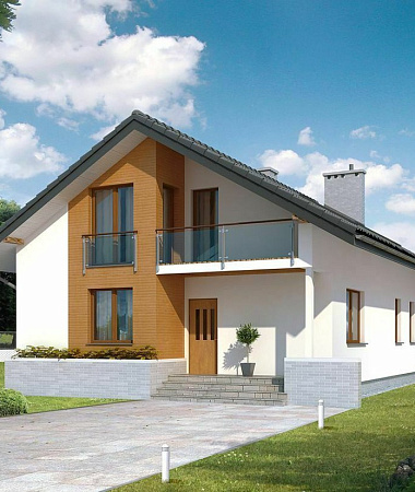 Орхидея, дом из газоблока, 229 м2